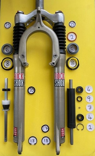 Rock shox judy - rock, sl/dh/xc/fsx